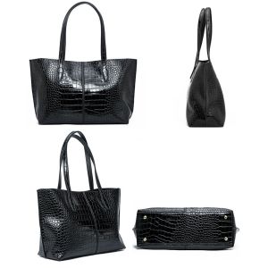 Buy cheap Crocodile Split Genuine Leather Tote Handbags from wholesalers