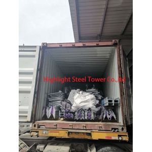 China Three Legged 60 Degree Lattice Angular Self Support Tower on sale