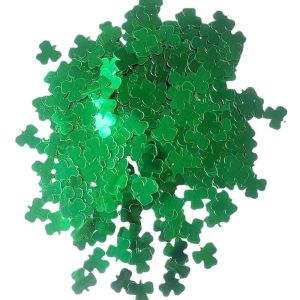 Buy cheap St. Patrick's Day Event Party Supplies Shamrocks Table Confetti in Lucky Clover Hat Shape for Irish Theme Decoration from wholesalers