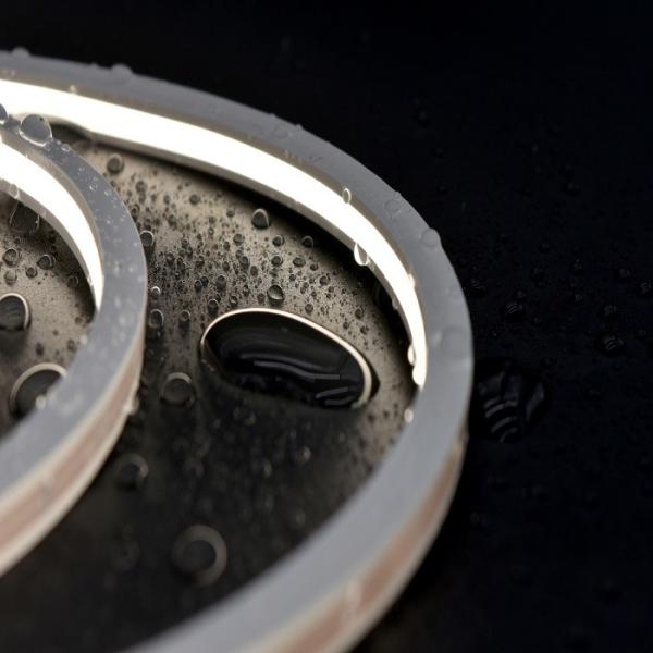 Quality WHT 24V UV Resistant 6mm Width Silicone Neon Strip 25mm Unit Cut IP44 / IP67 RA90 for sale