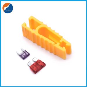 Buy cheap Car Automobile Fuse Clips Tools Fuse Puller Yellow Tool Medium ATY ATC Sandard Blade Fuse Extractor from wholesalers