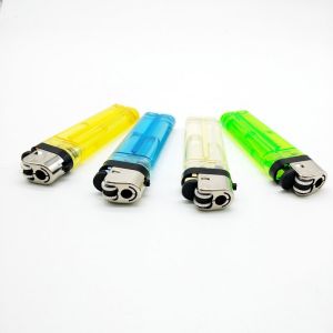 Customizable Disposable/Refillable Flint Plastic Lighter for Cigarette Smoking