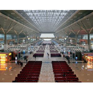 UV Resistant Prefabricated Steel Structures Large Span Prefab Bus / Train