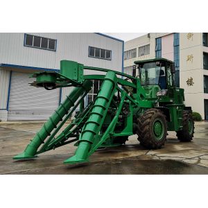 52kw Small Scale Agricultural Machinery 4x4 Whole Stalk Sugarcane Harvester