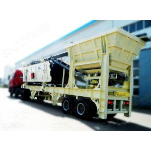 Buy cheap Mobile Screening Plant Vibrating Screen Complete Functions Well Distributed Discharge from wholesalers