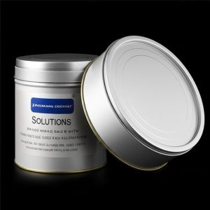 Buy cheap Packaging Solutions Round Metal Tin Cans with Easy Open Lids and Customrized Logo from wholesalers