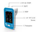 Buy cheap 2.4'' TFT Screen Pet Dog Cat Vital Signs Monitor Bluetooth Animal Health Products from wholesalers