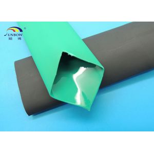 Flame-retardant heavy wall polyolefin heat shrinable tube with / without