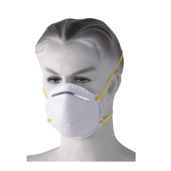 Single Ply Disposable Dust Masks Melt-Blown Fabric Face Mask with Adjustable Nosepiece