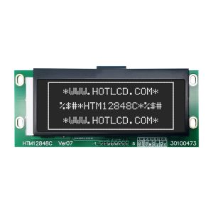 Buy cheap 128x48 Matrix Graphic LCD Module With SPI Interface HTM12848C from wholesalers