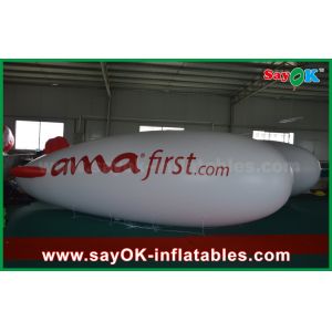 5m Floating Advertising Inflatable Balloon Helium Airplane Zeppelin For