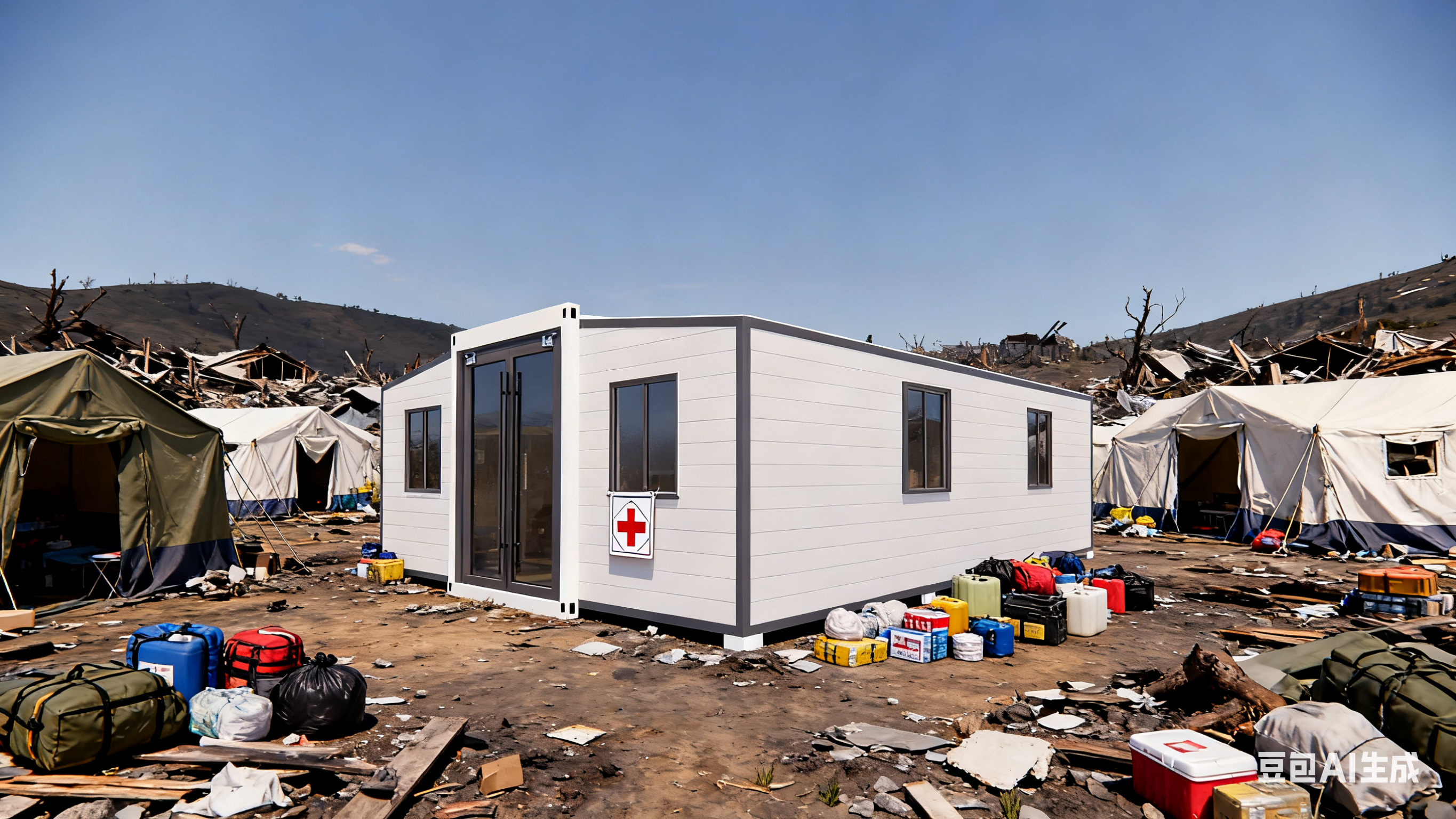 Buy cheap Small Twin Wing Extension Prefab Folding House with Internal Dimensions L8540*W6060*H2240mm and 56 Square Meters Floor Space from wholesalers