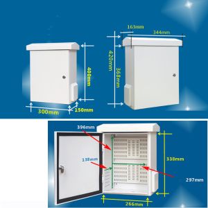 Buy cheap 40cmx30cmx15cm Electrical Enclosure Cctv Power Supply Distribution Box White Coating from wholesalers