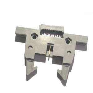 Buy cheap Grey 10P 2.54 Ejector Header Latch Header IDC Type With Location Hole PBT ROHS Approved from wholesalers