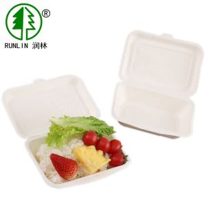 Buy cheap Disposable Eco Friendly Food Containers FDA Biodegradable Clear Clamshell Containers from wholesalers