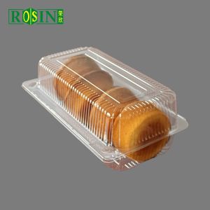 Buy cheap Customized Plastic Bakery Packaging Disposable Plastic Bakery Boxes With Lid from wholesalers