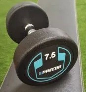 Buy cheap Precor Rubber Hex Adjustable Dumbbells 40kg Gym Equipment product