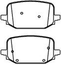 Buy cheap 7.6 Inches Length And 5.4 Inches Width Ceramic Brake Pads For Long-Lasting Performance from wholesalers