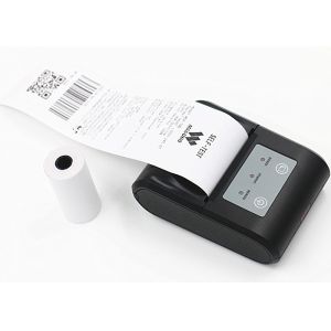 Small mobile bluetooth thermal printer Wireless , dot line printing