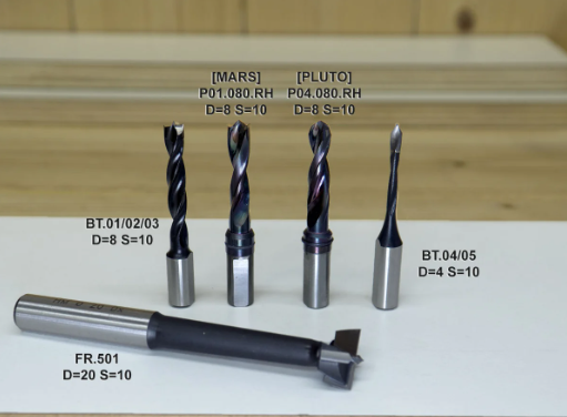 Solid Tungsten Carbide Blind Hole Drill Bits Blank Or Polished Surface