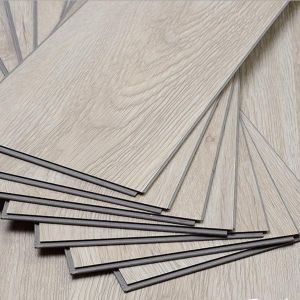 Buy cheap 4mm SPC Anti Slip Rigid Vinyl Plastic Flooring With Cilck Wood Texture for Bathrooms from wholesalers