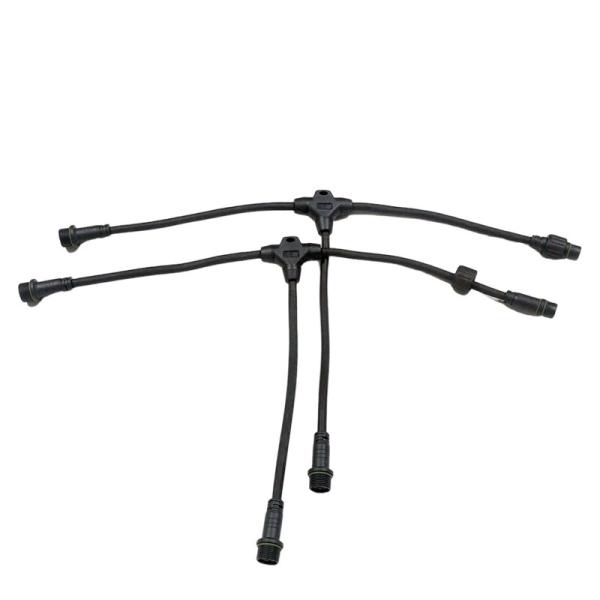 Buy cheap T Type M18 Waterproof Cable Connector Injection Molded Nylon Wire Connectors from wholesalers