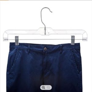 Buy cheap Anti Slip Thick Plastic Hangers White Plastic Hangers With Clips from wholesalers