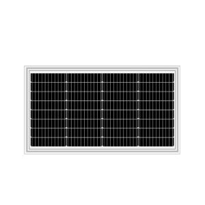 60W 65w Mono Black White Backsheet Glass Solar Panel Pv Module Thin Extreme