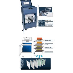 Buy cheap 330W 1.4M Digital Hepa Industrial Fume Extraction Systems For Laser Engraving from wholesalers