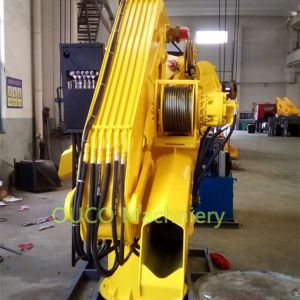Folding Hydrauli 6m Knuckle Boom 2T Crane Grab Bucket