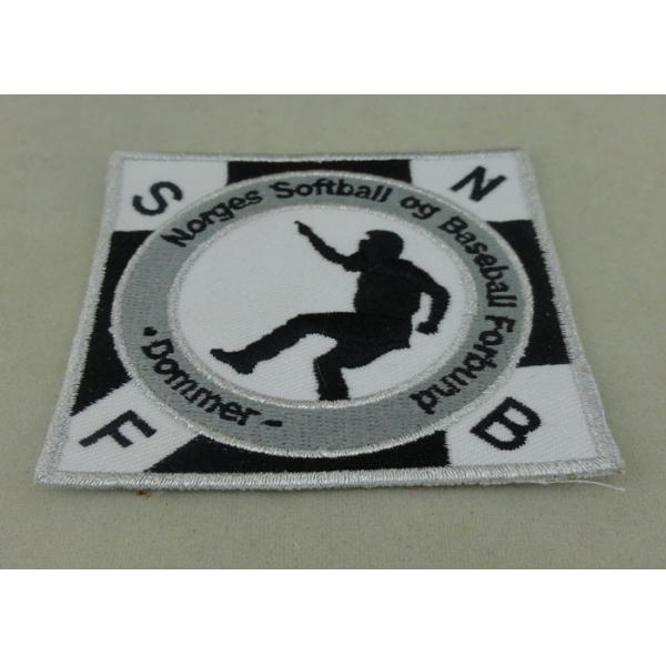 Velcro Personalized Baseball Custom Embroidery Patches For Promotion