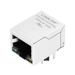 Buy cheap Bothhand LU1S041X-LF-1101 Compatible LINK-PP LPJ0013HHNL 10/100 Base-T Tab Down Green/Yellow Led 1 Port Filter Connector Lan RJ45 Module from wholesalers