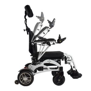 Buy cheap Lithium Battery Aluminum Motorized Power Wheelchair Electric 6km/H from wholesalers