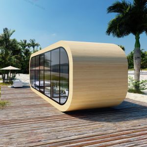 Buy cheap Customized Professional Mobile Capsule House Modern Design Apple Cabin Container Home from wholesalers