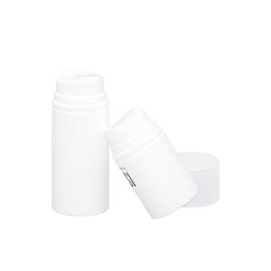 Sustainable Central Hole Outlet PP Airless Bottle Cosmetic Packaging Container