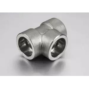 Buy cheap EN10241 SCH160 A515 Threaded Pipe Fittings , Threaded Reducing Tee from wholesalers