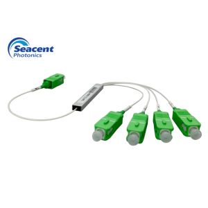 Buy cheap Micro PLC Planar Lightwave Circuit Splitter 1x4 Type With SC/APC Connectors from wholesalers