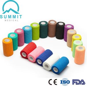 Buy cheap Non Woven Elastic Cohesive Bandage , 10cmX4.5m First Aid Bandage from wholesalers