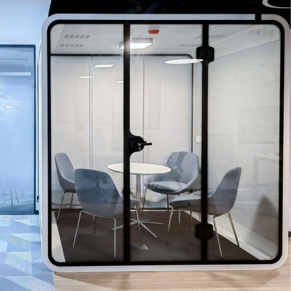 Buy cheap Modular Indoor Office Pod 4 Seat Prefab Home Office Pod Customized from wholesalers