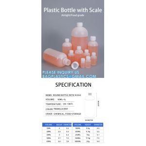 Buy cheap Square Chemical Plastic Biochemistry Medical Reagent Bottle 30ml 50ml 60ml 150ml 500ml 1000ml Custom Capacity from wholesalers
