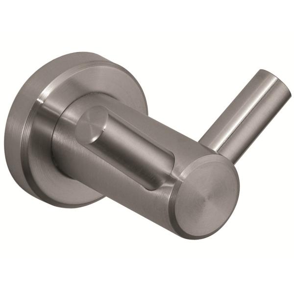 Quality Double Hotel Bathroom Robe Hooks Polished Stainless Steel Coat Hook for sale