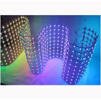 China High Transparency LED Pixel Grid Screen Transparent Mesh Display P50 Grid LED Screen for sale