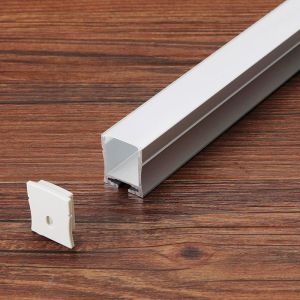 Extruded Polished Industrial Extrusions Aluminum LED Profiles 1.8m