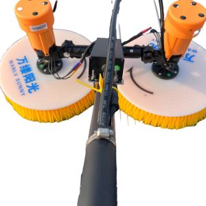 Buy cheap Convenient Solar Panel Cleaner with Double Head and 7.5 M Telescopic Water Fed Handle from wholesalers