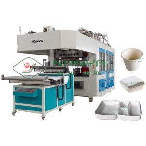 Buy cheap 7000 pcs/h  Biodegradable Bagasse Tableware Making Machine from wholesalers