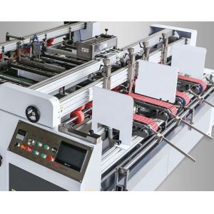 Buy cheap Double Piece 380v Carton Folding Gluing Machine Mechanical Driven from wholesalers