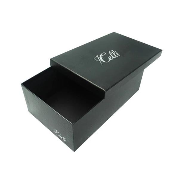 Quality Foldable Cardboard Shoes Box Gift Packaging With Embossing / Debossing Finish for sale