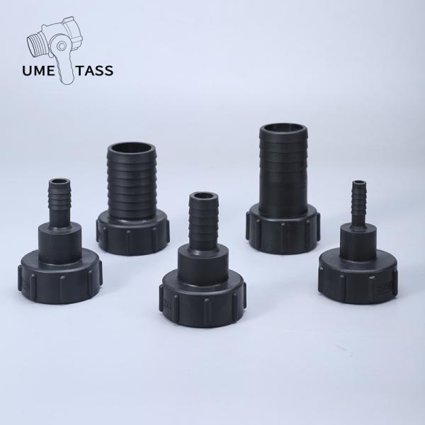 ODM Round Head Plastic Valve Accessories IBC Fitting Coarse Thread Adapter