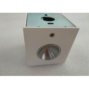 Buy cheap Pure Aluminum IP20 50000Hours Square Up And Down Indoor Wall Light For Hotel from wholesalers
