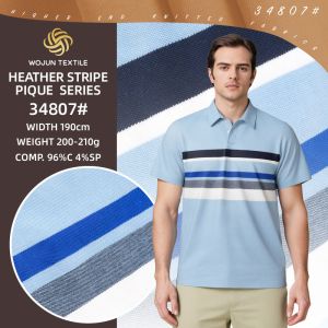 Buy cheap Healthy And Fashionable Breathable Crisp Textured Cotton Pique Fabric For Polo Shirt from wholesalers